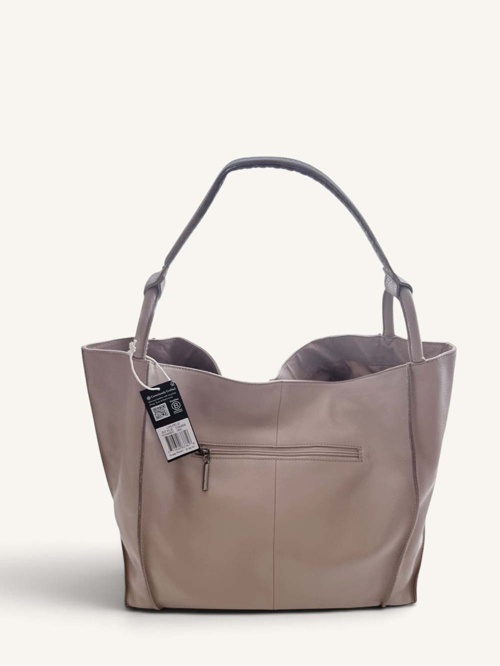 The Sak Los Feliz Large Leather Tote Sand NWT